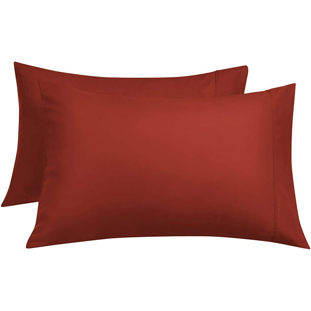 2-Pack Celadon Green Basics Light-Weight Microfiber Pillowcases Standard